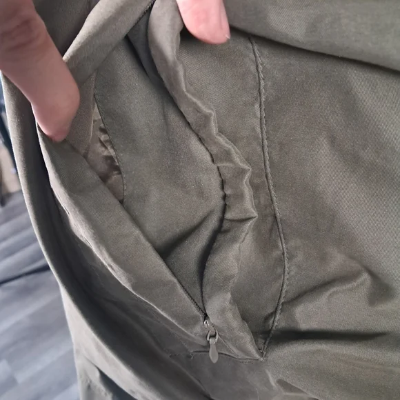 Men’s London Fog Olive Collared Bomber Jacket Size XL - Picture 4 of 14